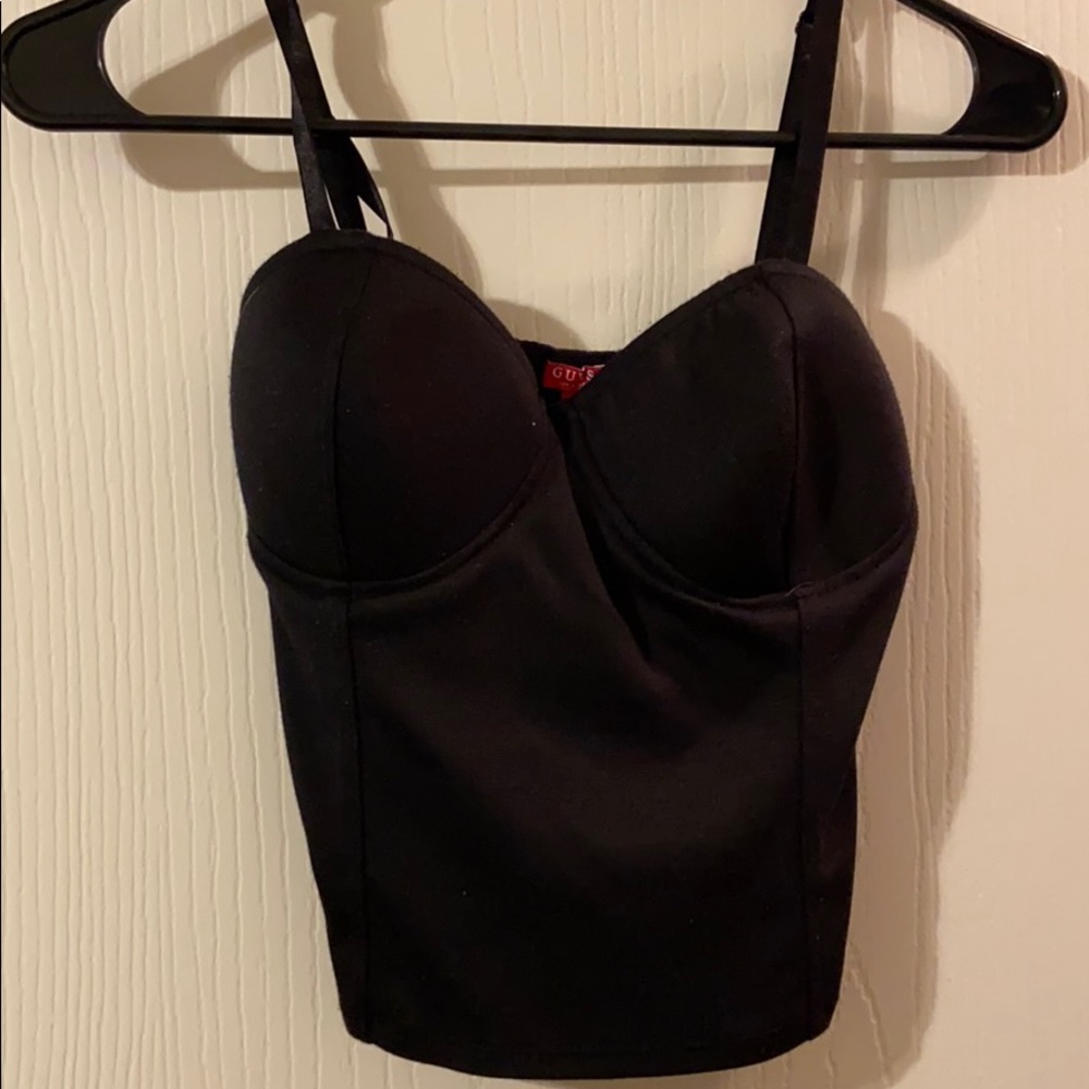 Black Guess crop top